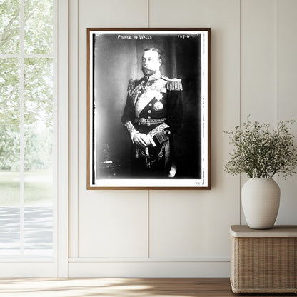 1908 Military Portrait of the Prince of Wales in Uniform