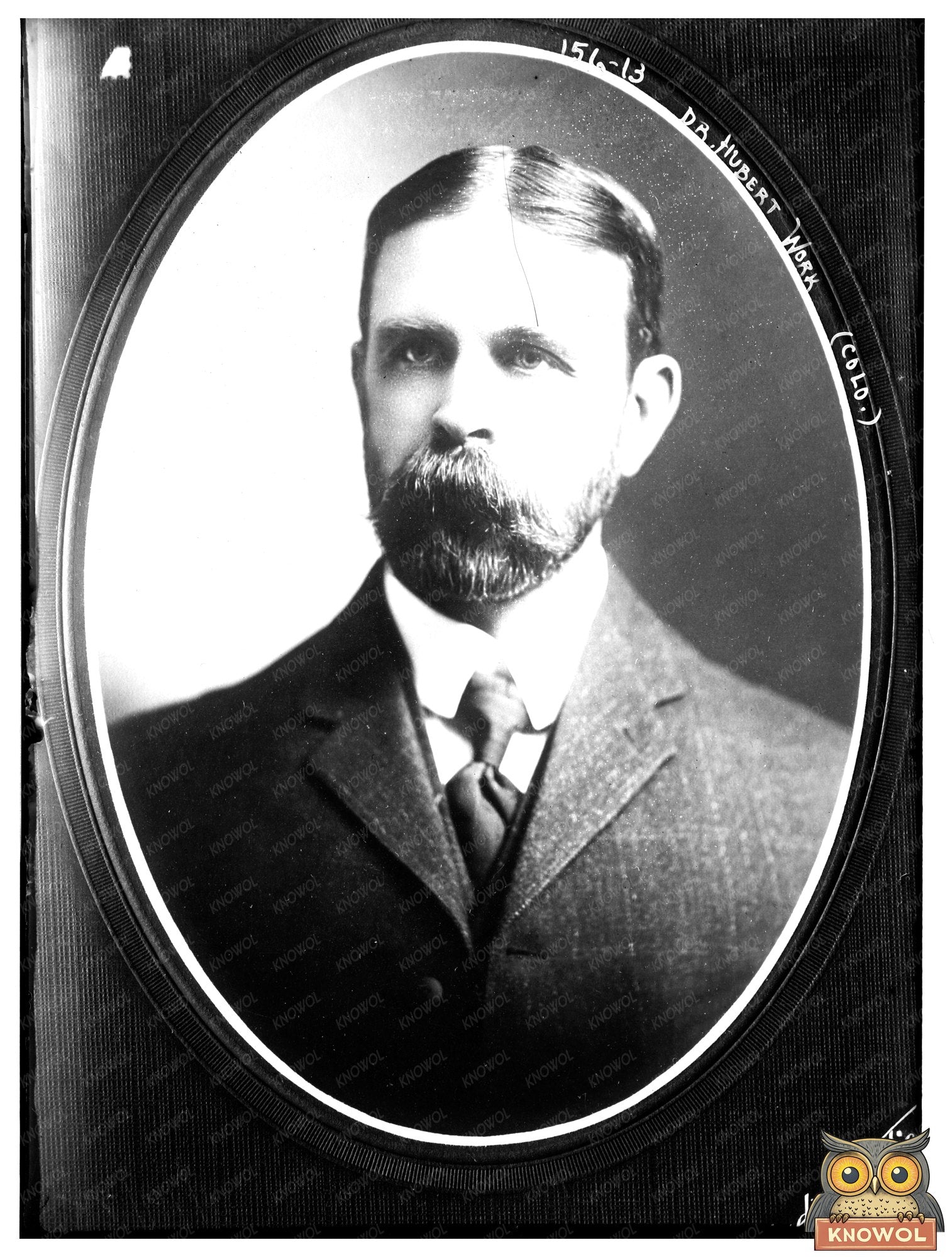 1922 Cameo Portrait of Notable Colorado Politician