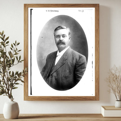 Historical Portrait of Floridas Governor Nathan Broward