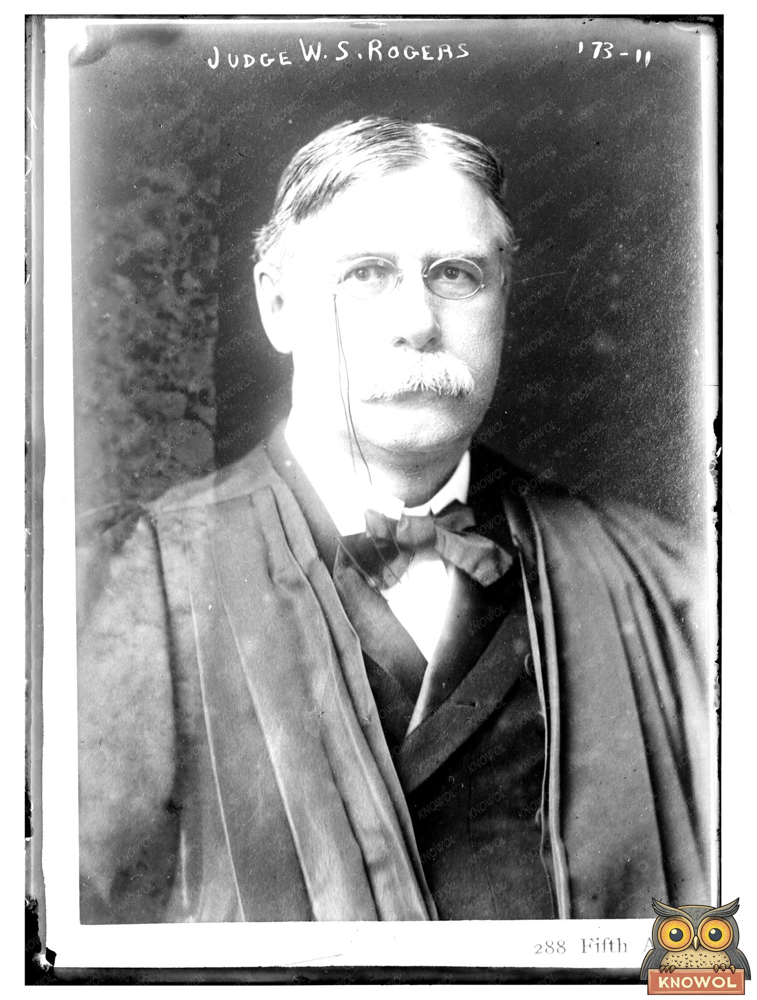 Elegant Portrait Bust of New York Judge in History