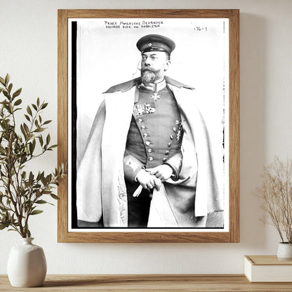 1905 Military Portrait of German Nobility in Uniform