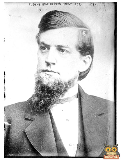 1874 Portrait Bust of Maines Political Icon Eugene Hale