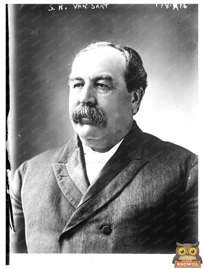 Iconic Portrait Bust of 20th Century Politician