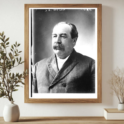 Iconic Portrait Bust of 20th Century Politician