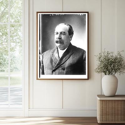 Iconic Portrait Bust of 20th Century Politician