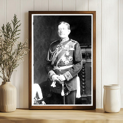Historic Portrait of General Otto von der Goltz in Uniform