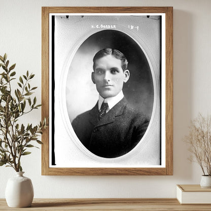 Elegant Cameo Portrait of Grunvilles H.C. Garber