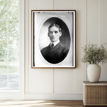 Elegant Cameo Portrait of Grunvilles H.C. Garber