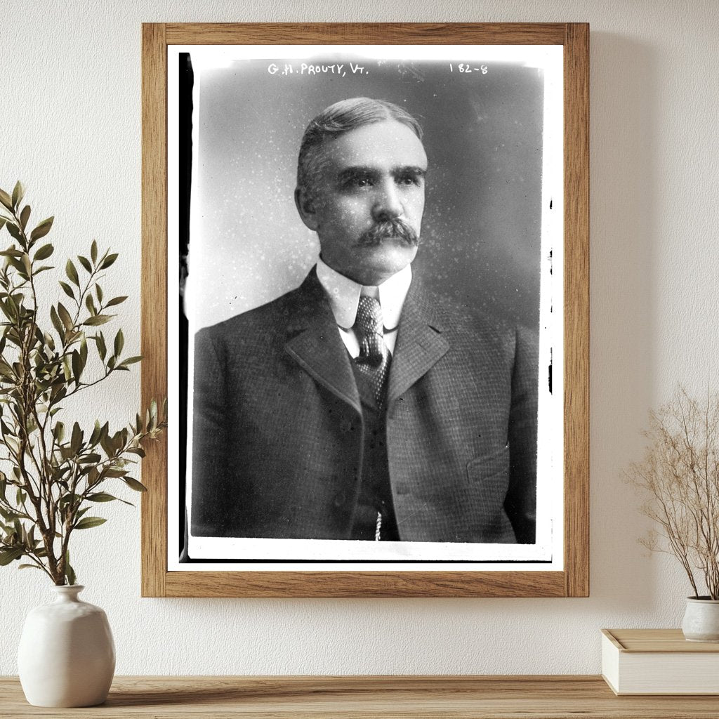Vermont Governor G.H. Prouty Historical Bust
