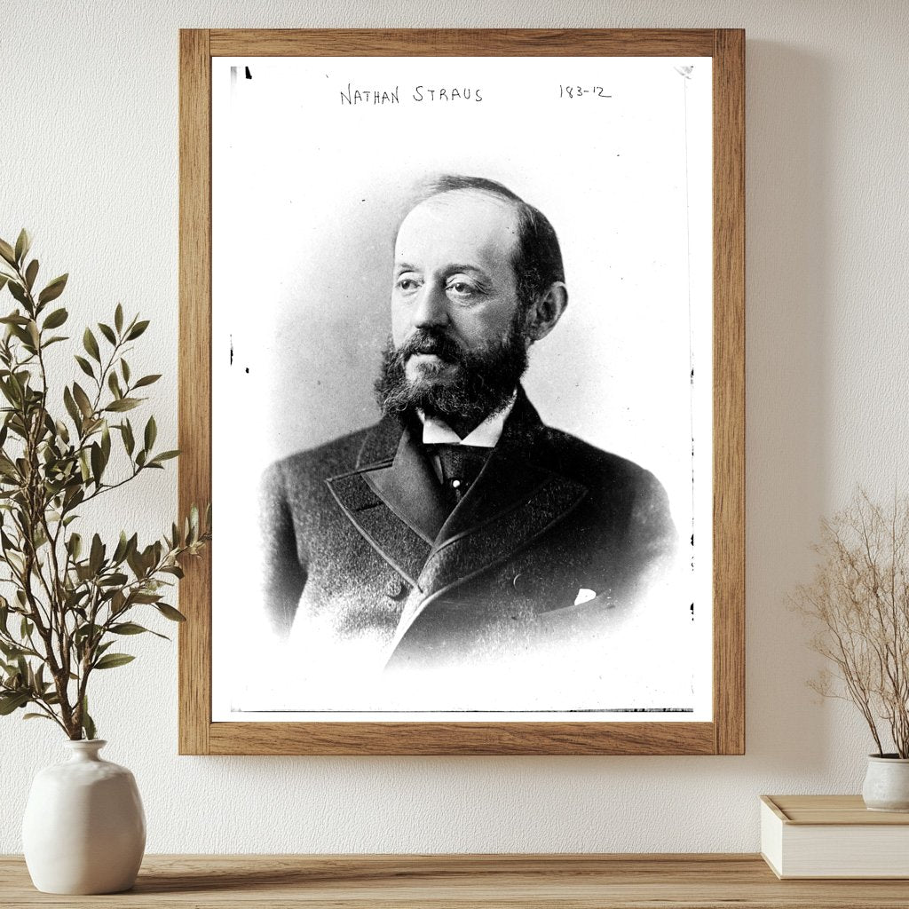 Elegant Portrait Bust of Influential Businessman