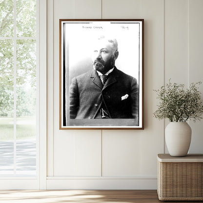 Dynamic Portrait Bust of 19th Century Political Leader