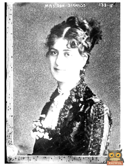 Victorian Elegance: Portrait Bust of Mrs. Dan Sickles