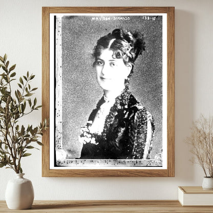 Victorian Elegance: Portrait Bust of Mrs. Dan Sickles