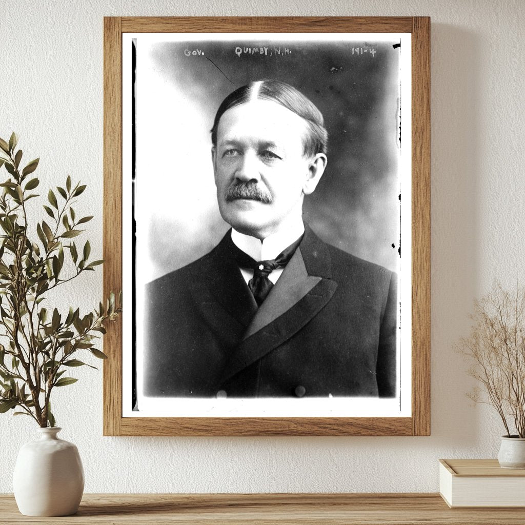 Regal Portrait Bust of Early 20th Century Governor