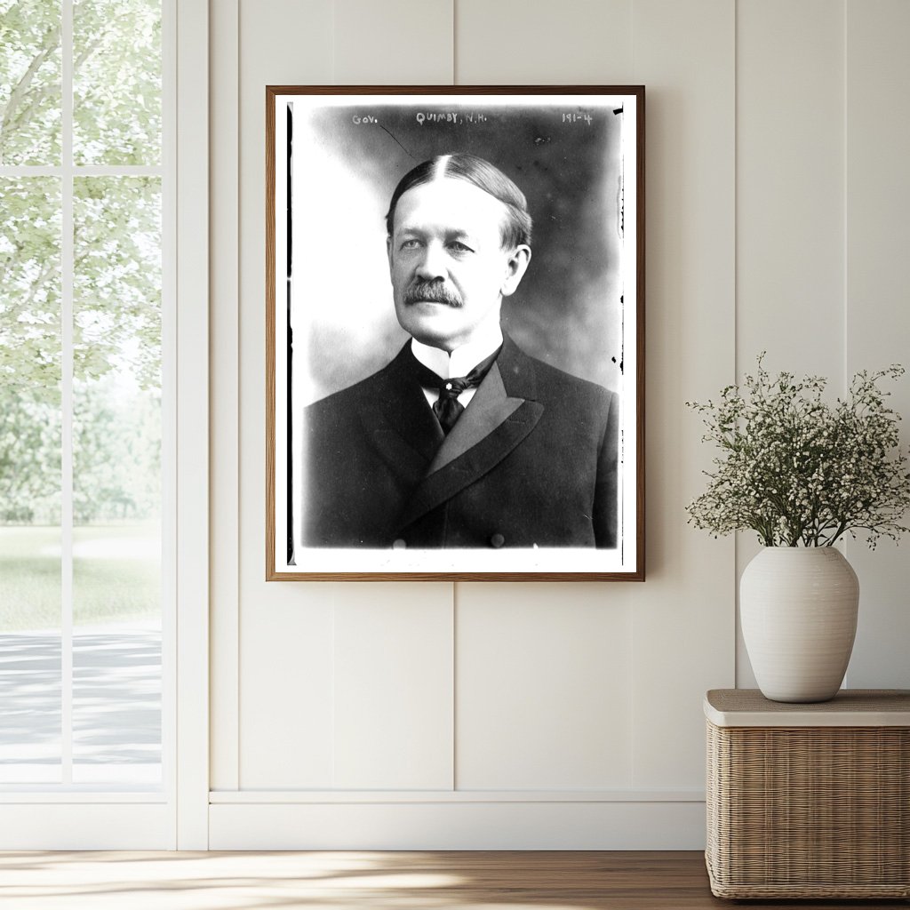 Regal Portrait Bust of Early 20th Century Governor