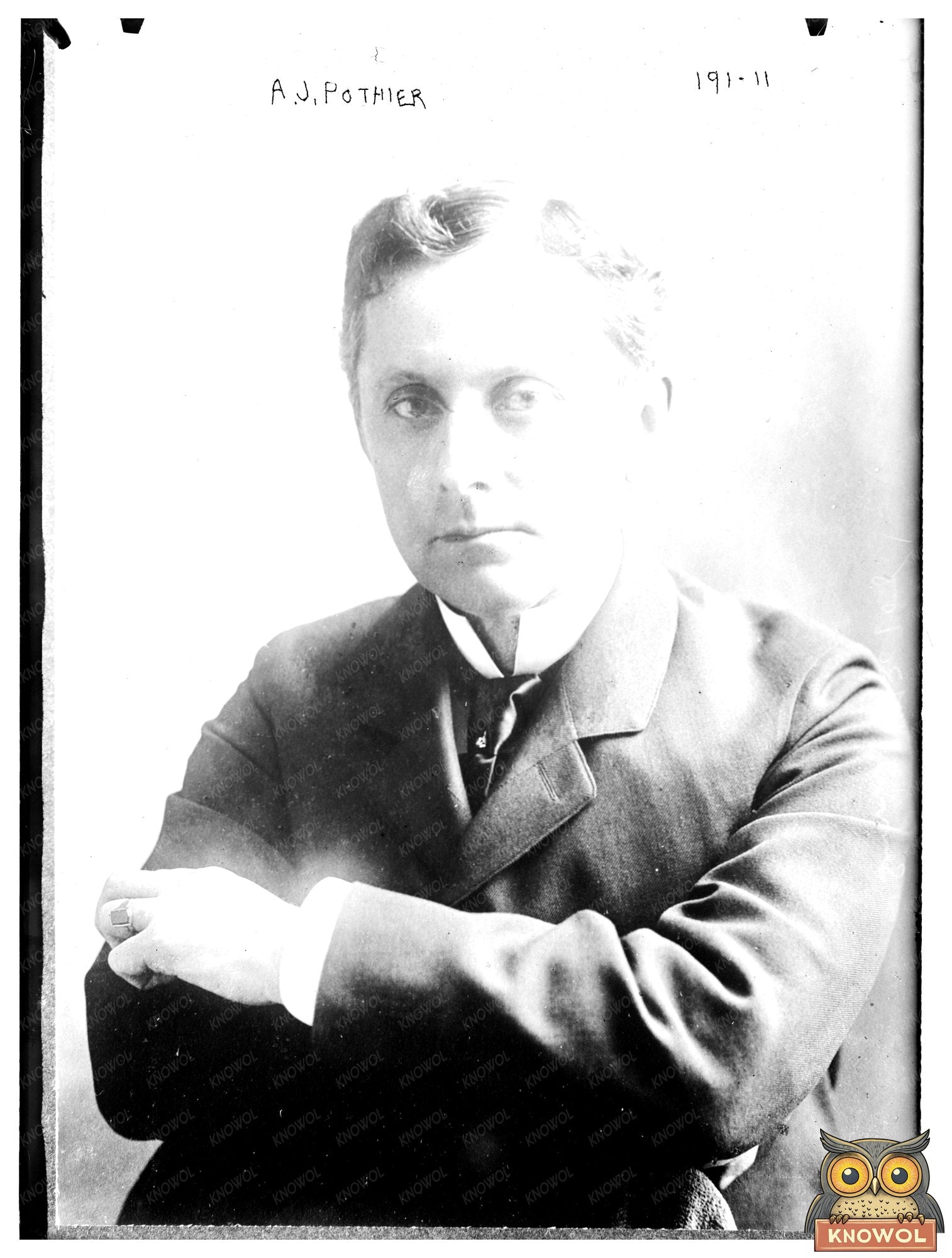 Historic Portrait Bust of Rhode Islands Governor  A.J. Pothi