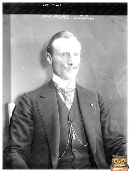 1908 Portrait of a Pioneer in Medicine: Dr. Ubbelohde