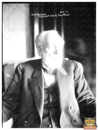 1908 Portrait of H.M. Teller in Formal Attire