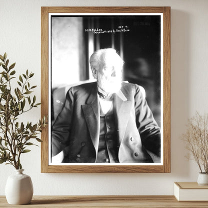 1908 Portrait of H.M. Teller in Formal Attire