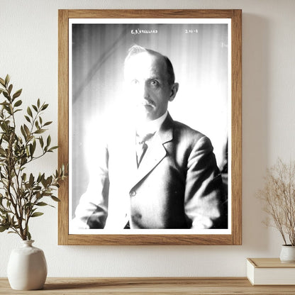 Vintage Portrait of Early 20th-Century Business Leader