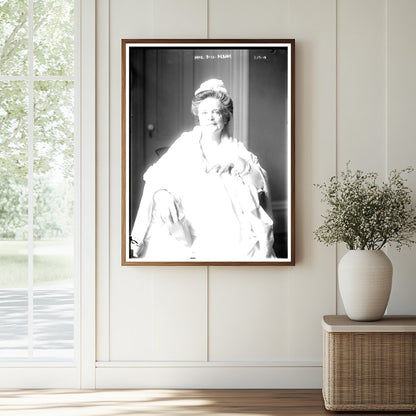 Elegant Portrait of Early 20th Century Artist