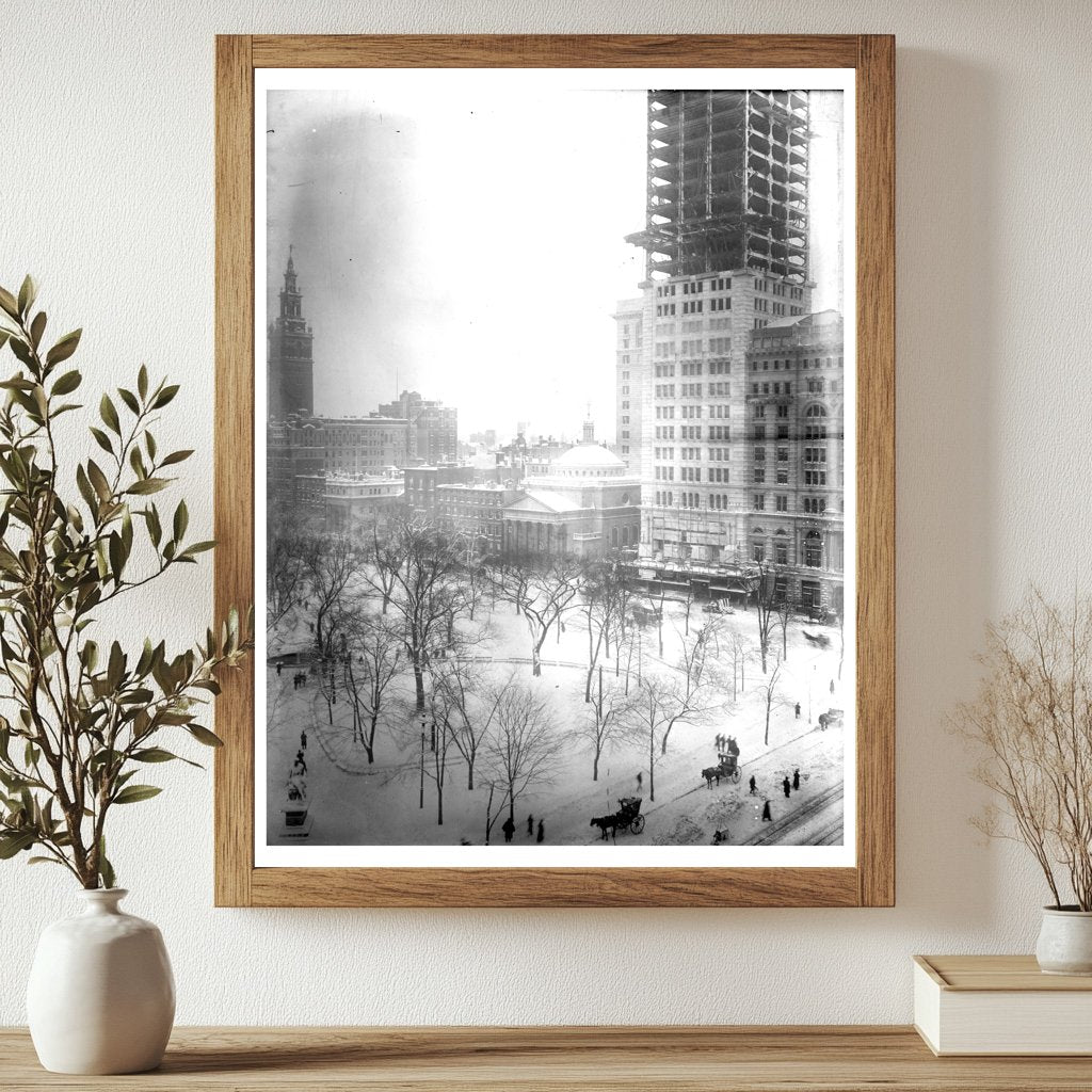 Vibrant Madison Square Scene - New York, 1908