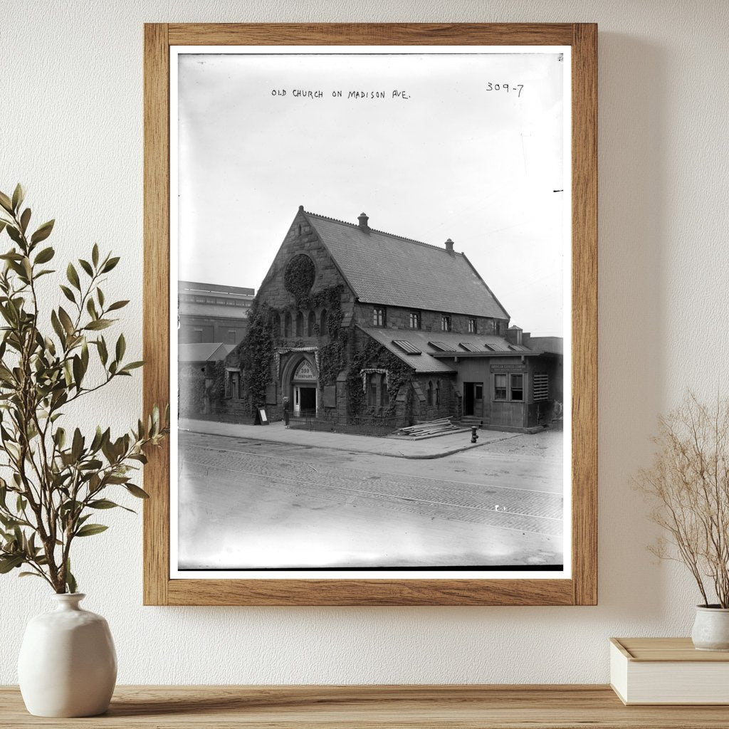Intricate Facade of Madison Avenues Historic Church