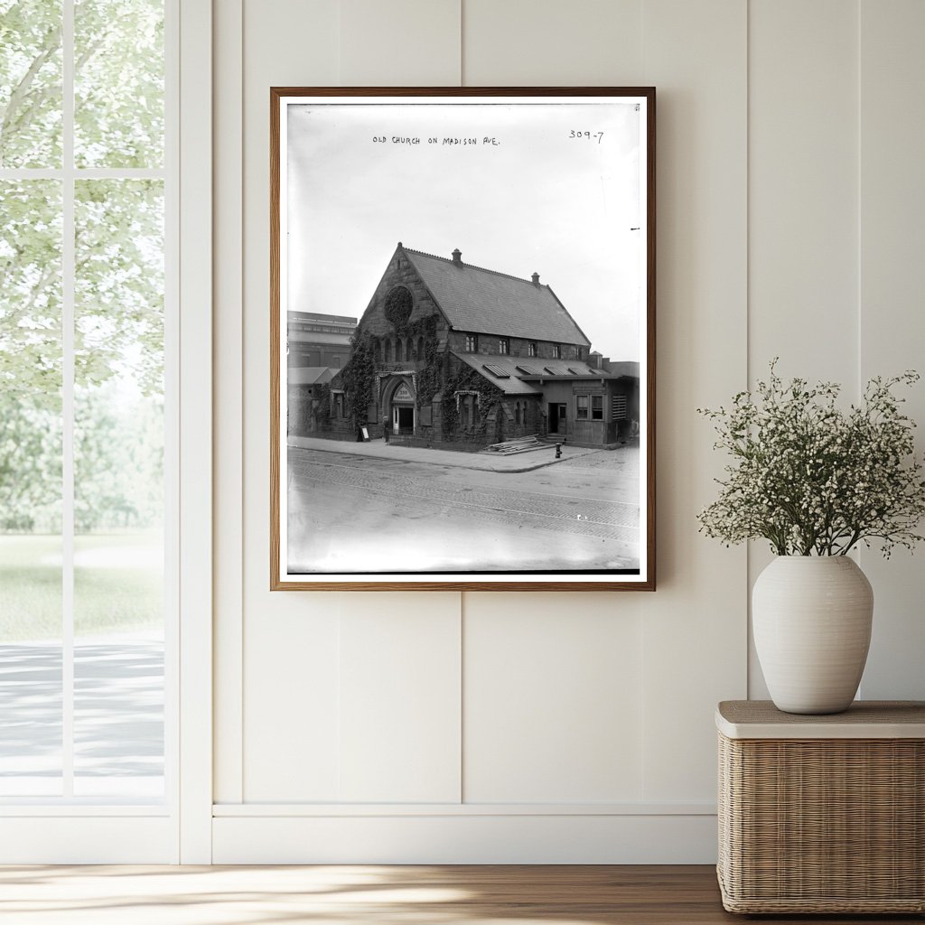 Intricate Facade of Madison Avenues Historic Church