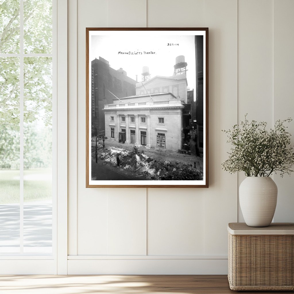 Historic Maxine Elliotts Theatre Exterior in Manhattan