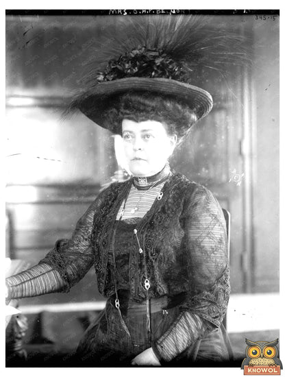 Suffragist Mrs. O.H.P. Belmont Advocating for Change
