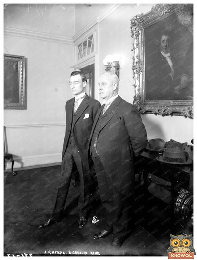 Historic Meeting of Two Early 20th Century Leaders