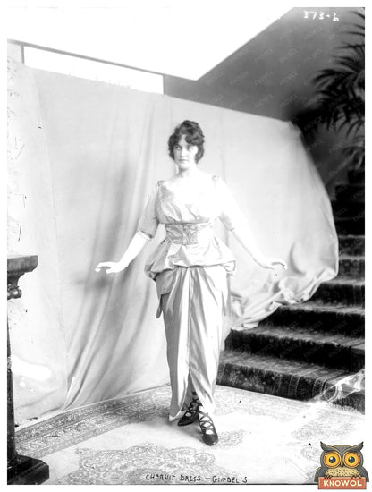 Elegant Cheruit Dress from Early 20th Century Gimbels