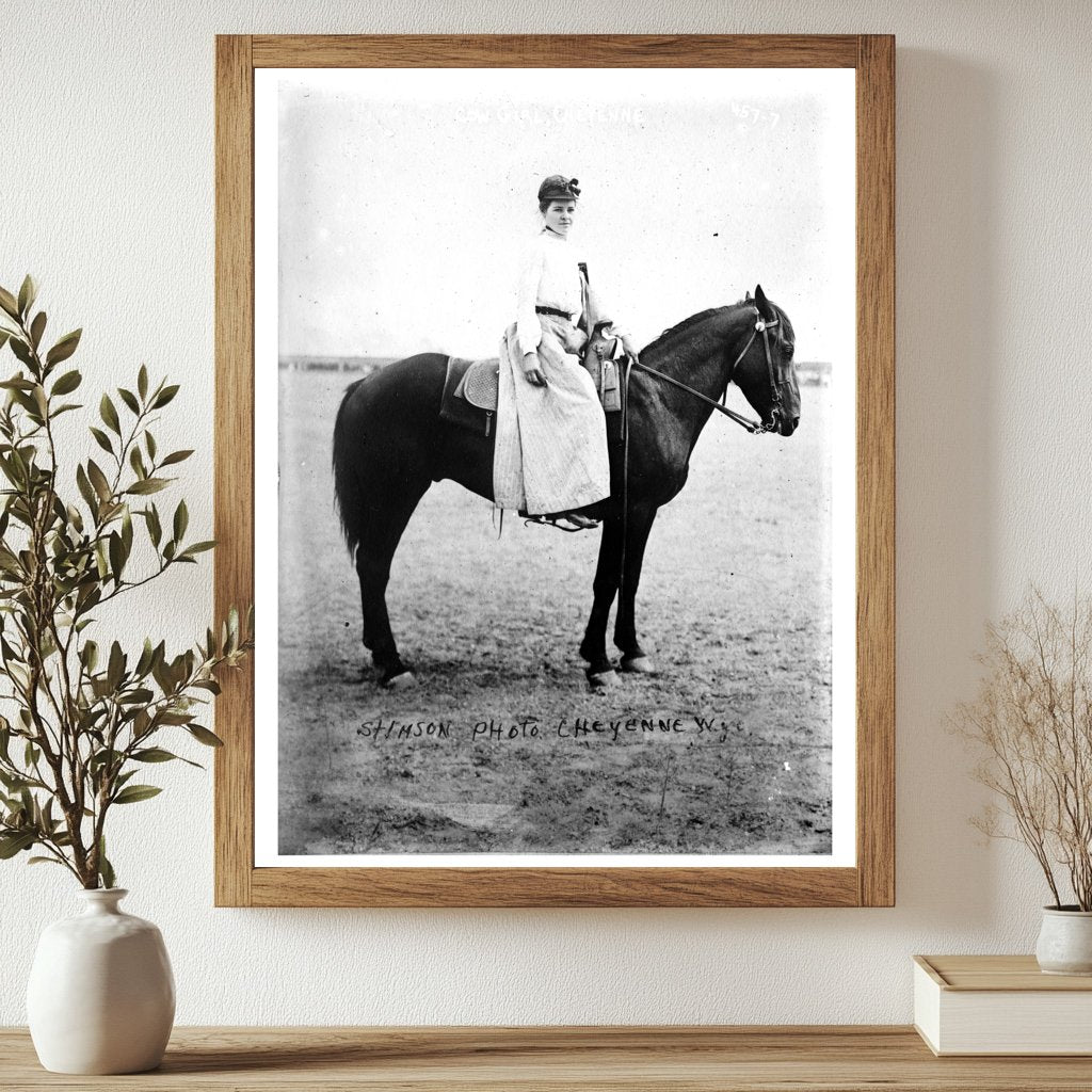 Vivacious Cowgirl of Historic Cheyenne, Wyoming
