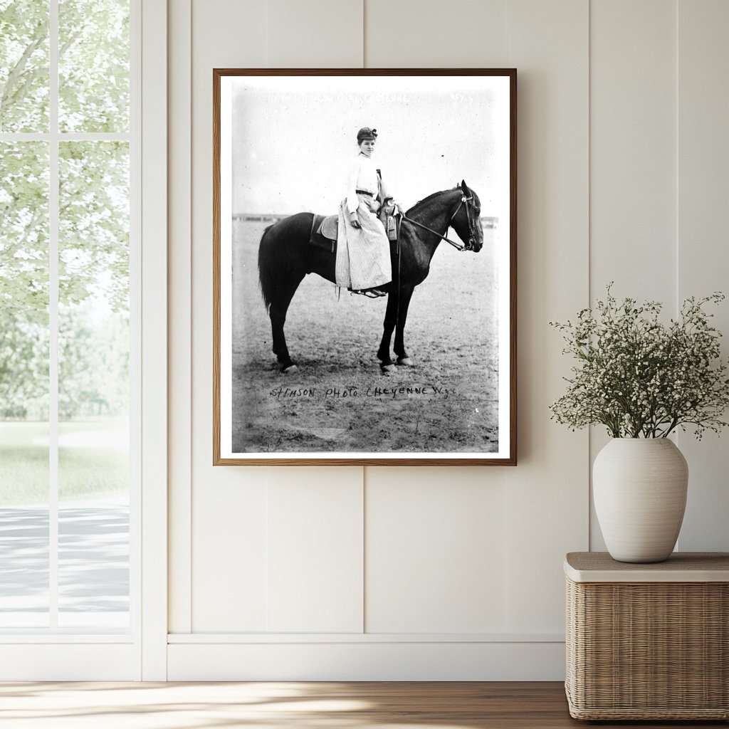 Vivacious Cowgirl of Historic Cheyenne, Wyoming