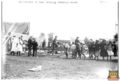 Vintage Bicycle Merry-Go-Round at Westchester Fair