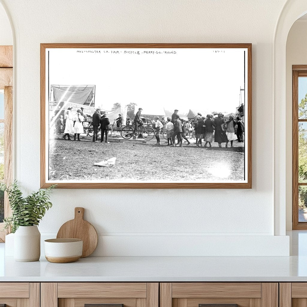 Vintage Bicycle Merry-Go-Round at Westchester Fair