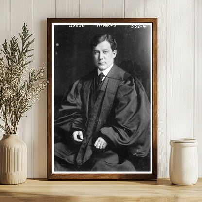 Portrait of Judge Wadhams: Pillar of Justice in Action