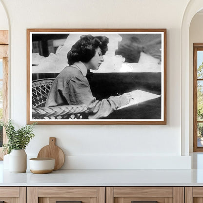 Elegant Society Figure of Early 20th Century America