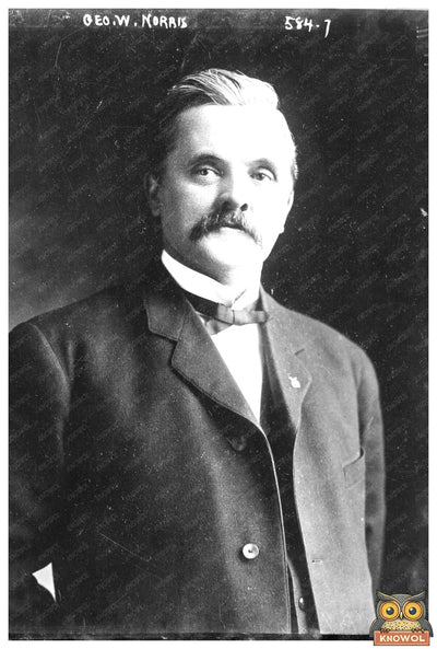 Historic Portrait of Senator Geo. W. Norris, Nebraska