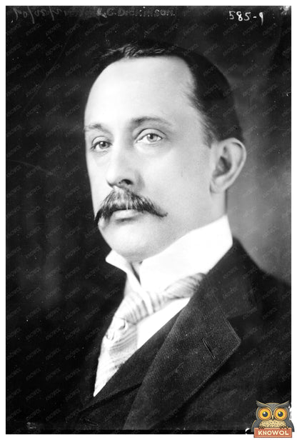 Vintage Portrait of C.G. Dickinson: Early 20th-Century Innov