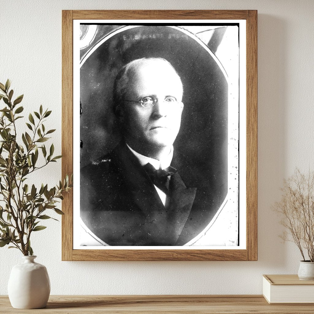 Historic Portrait of Early 20th-Century Politician