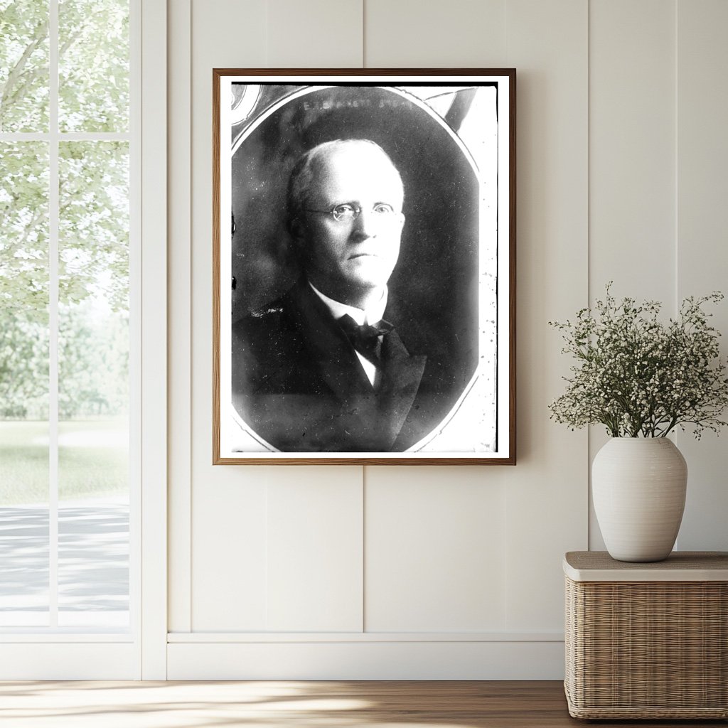 Historic Portrait of Early 20th-Century Politician