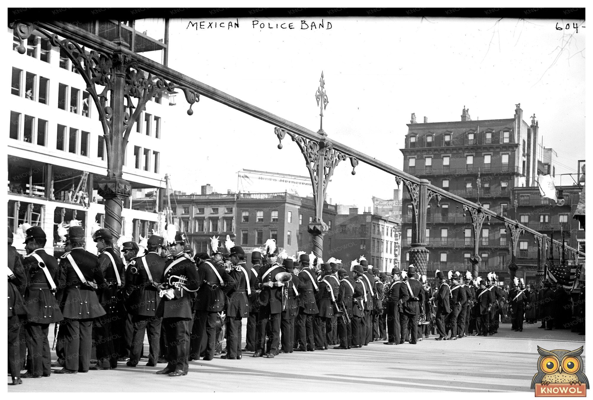Vintage Mexican Police Band Performance in NYC