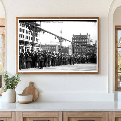 Vintage Mexican Police Band Performance in NYC