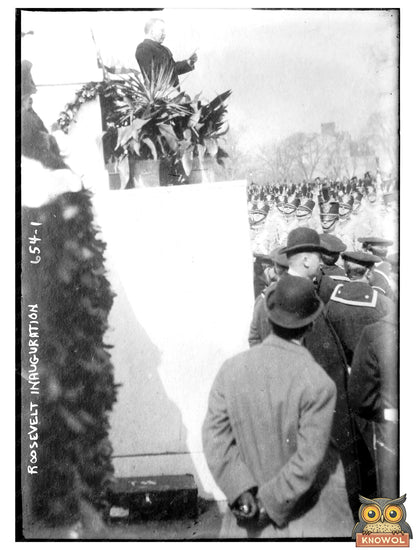 Historic Moment: Roosevelts Inaugural Podium Scene