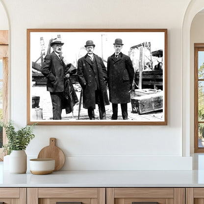 1909 Liberian Commission at New York Boat Docks