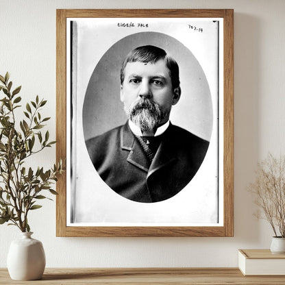 Distinguished Cameo Portrait of U.S. Senator Eugene Hale