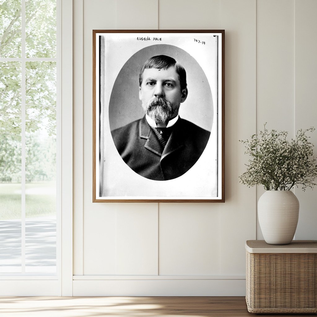 Distinguished Cameo Portrait of U.S. Senator Eugene Hale