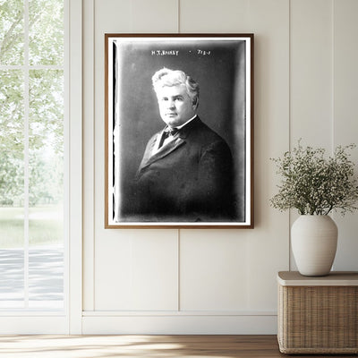 Historic Portrait of 19th Century Politician H.T. Rainey