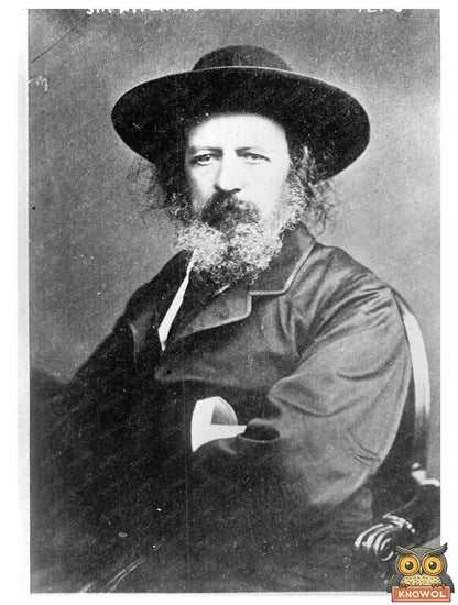 Timeless Portrait of Poet Laureate Alfred Tennyson